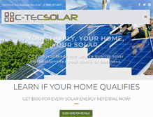 Tablet Screenshot of ctecsolar.com